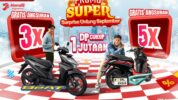 Promo September, Honda Beat dan Genio Bisa Dibawa Pulang dengan DP Rp1 Juta