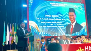 Mentan Amran Ajak Unhas Cetak Generasi Unggul di Dies Natalis ke-69