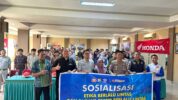 Asmo Sulsel, Jasa Raharja, dan Polda Sulsel Edukasi Safety Riding untuk Mahasiswa STIEM Bongaya