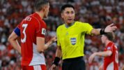 Wasit Ma Ning Saat Pimpin Laga Indonesia vs Irak